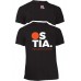 Maglia Unisex logo cuore Nera